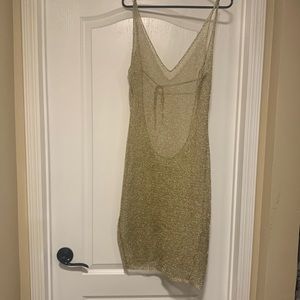 Metallic dress